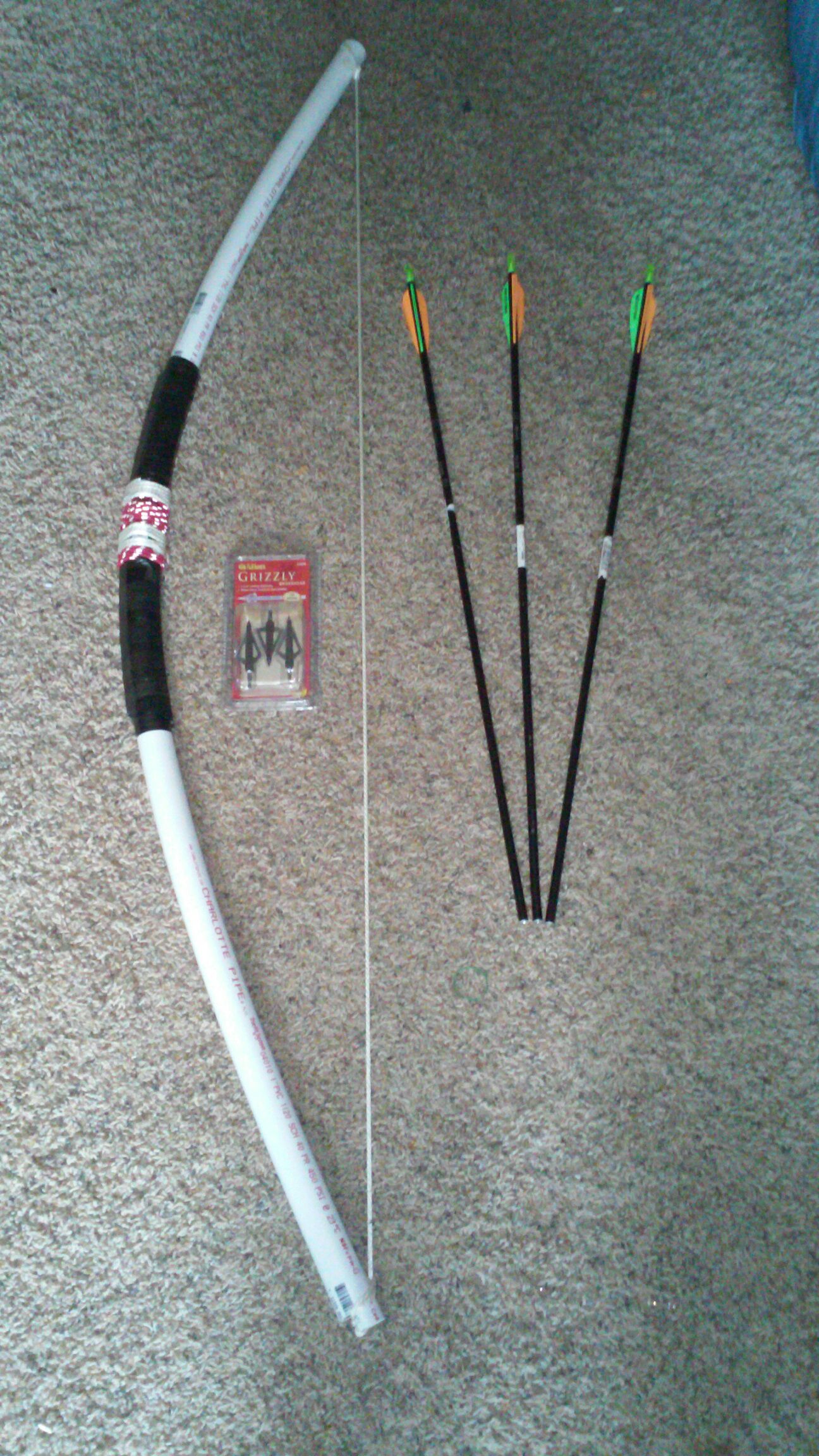 DIY PVC Bow 75+ Lb Draw! 7 Steps (with Pictures) Instructables