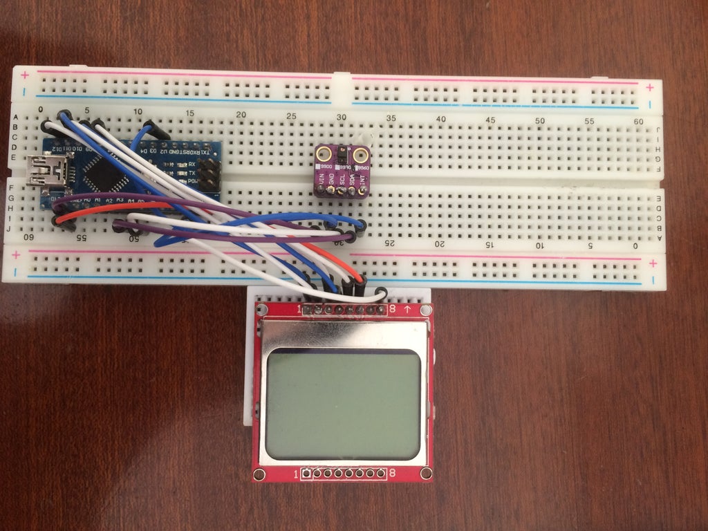 Control the Arduino With Gestures 6 Steps Circuit Diagram