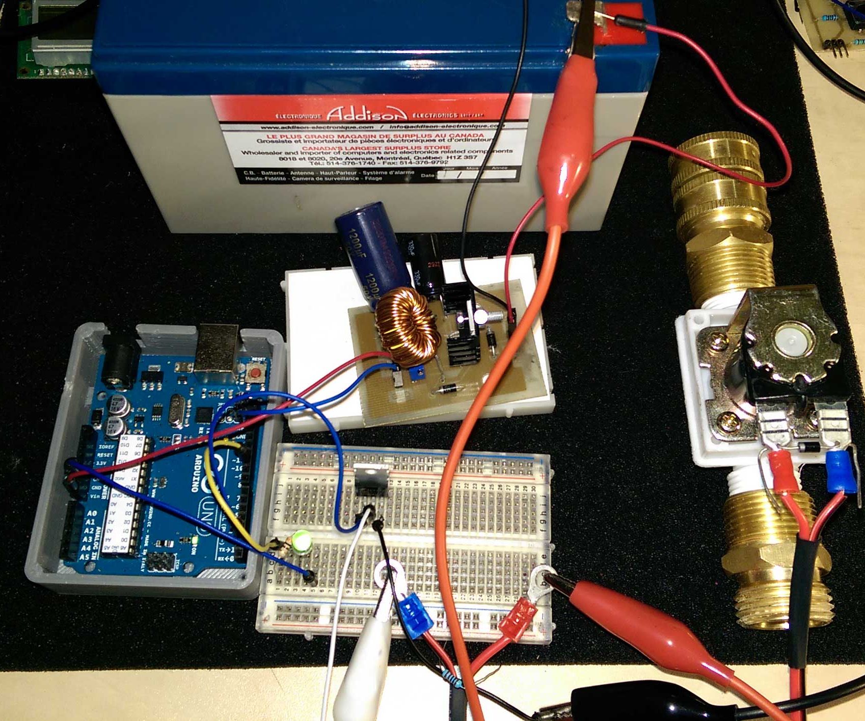 Solenoid Air Valve Arduino Arduino Solenoid Control Project Controlling