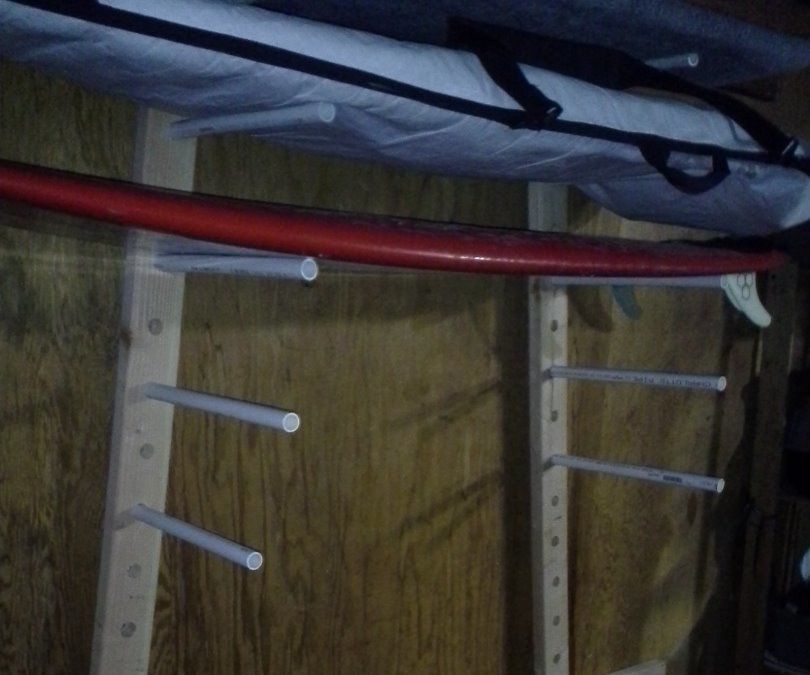Wall Mounted Horizontal Surfboard Rack 6 Steps (with Pictures