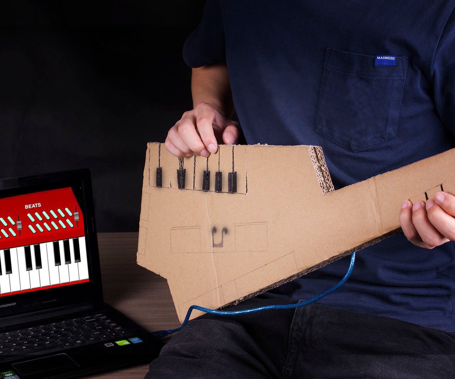 How to DIY a Playable Keytar With Cardboard 10 Steps (with Pictures