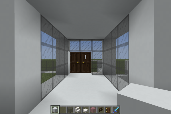 Large Minecraft Modern House 16 Steps Instructables