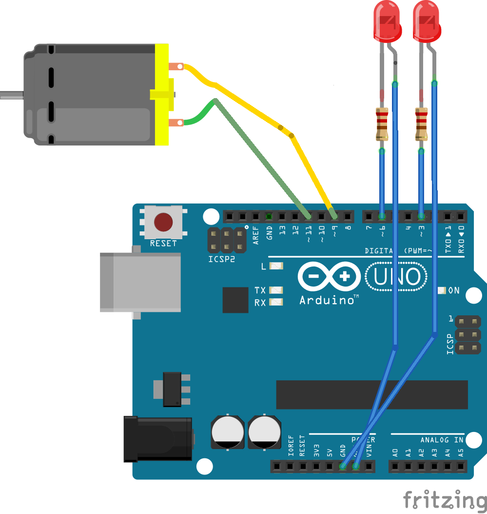 DIRECTION AND SPEED CONTROL OF DC MOTOR USING LABVIEW(PWM) AND ARDUINO ...