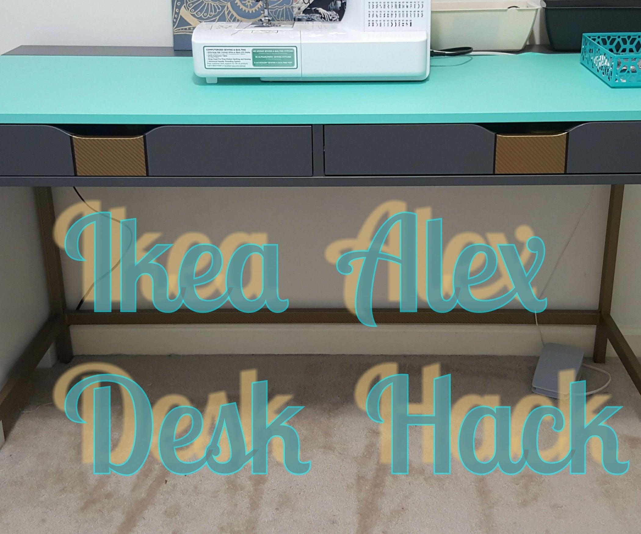 Alex Ikea Desk Hack 6 Steps (with Pictures) Instructables