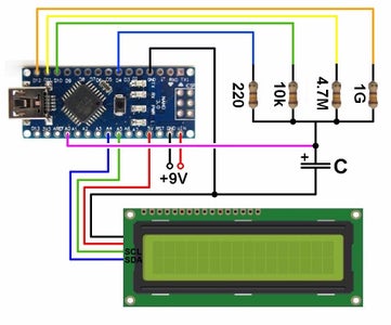 Simple Autorange Capacitor Tester / Capacitance Meter With Arduino and ...