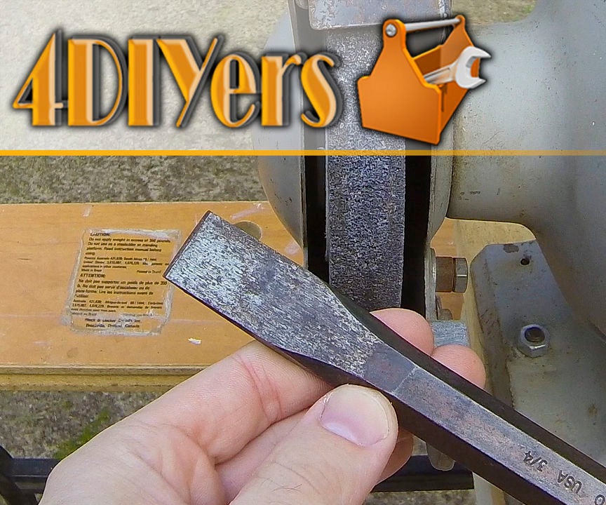 How to Sharpen a Metal Chisel 3 Steps (with Pictures) Instructables