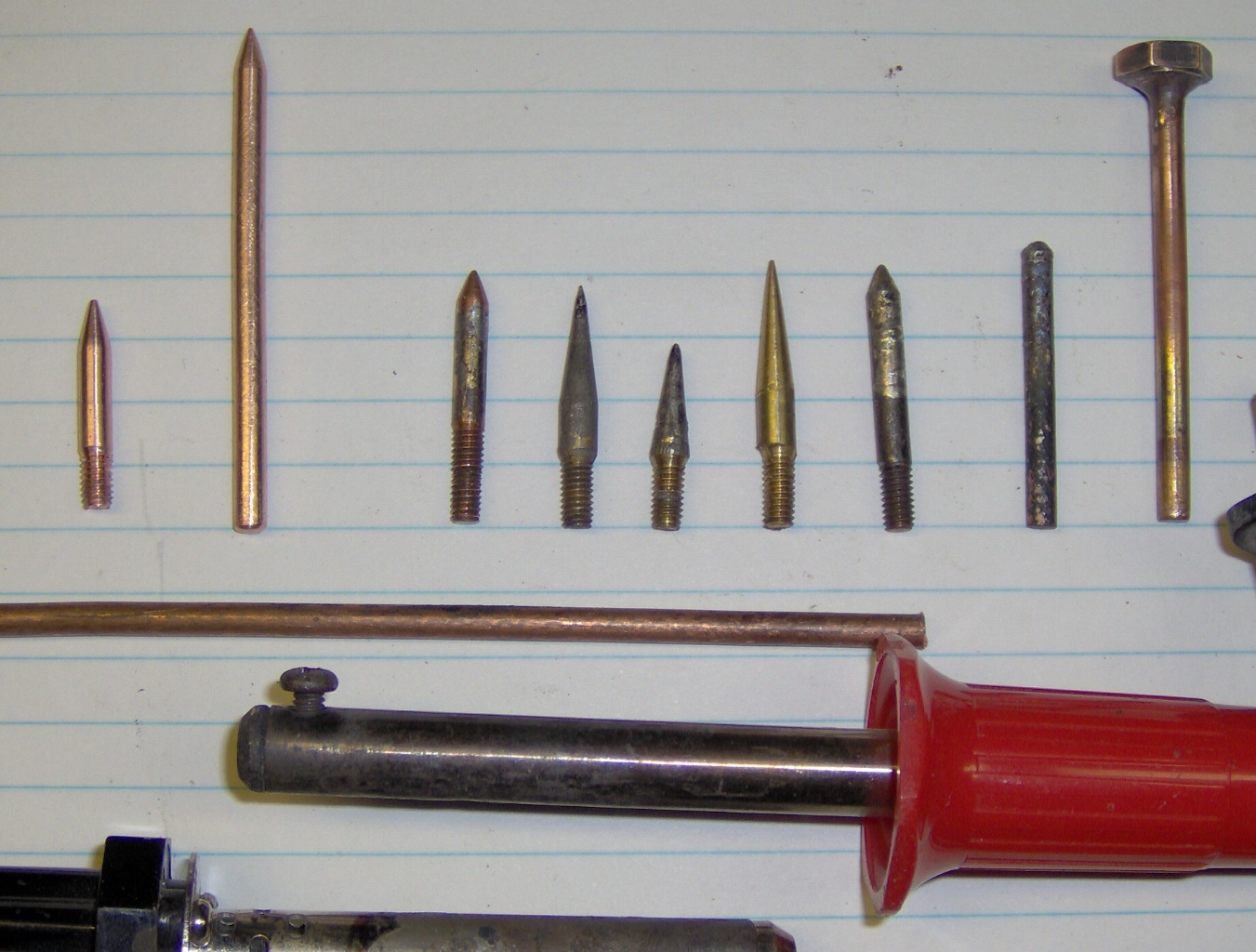 Soldering Iron Tips From 6 AWG Copper Wire Trybotics