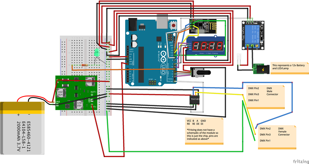 Nrf24l01 Dmx Relay Module 8 Steps Instructables