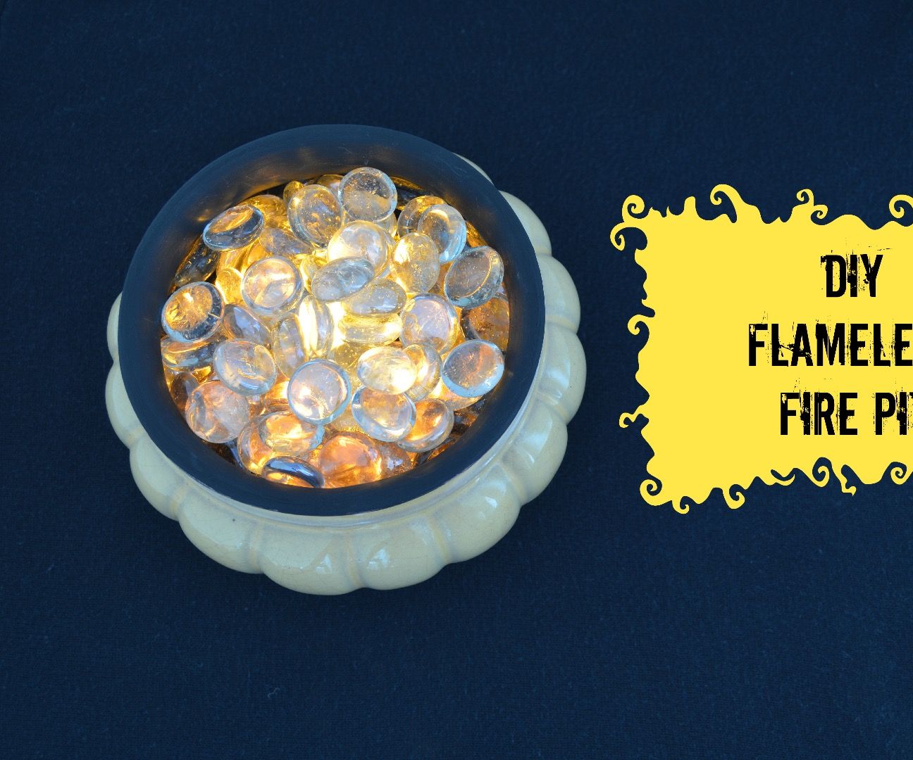 Diy Flameless Fire Pit 6 Steps With Pictures Instructables