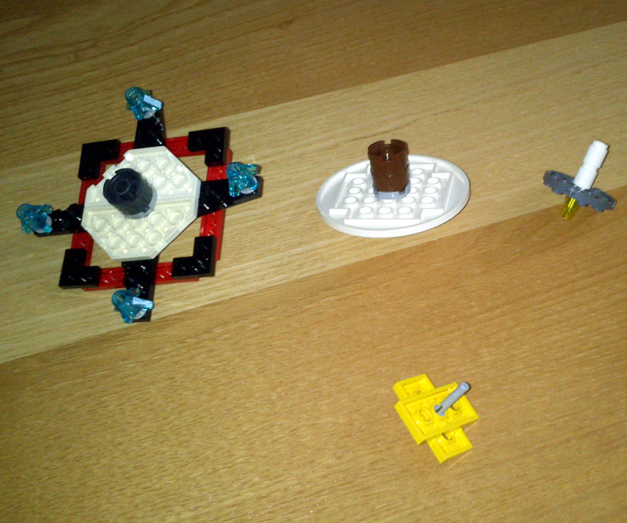 LEGO Spinning Tops With "how to Play Instructions" 6 Steps