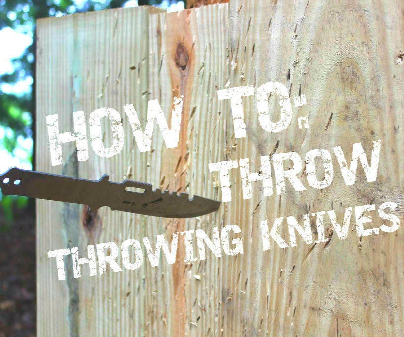 How to Throw Throwing Knives 7 Steps (with Pictures)