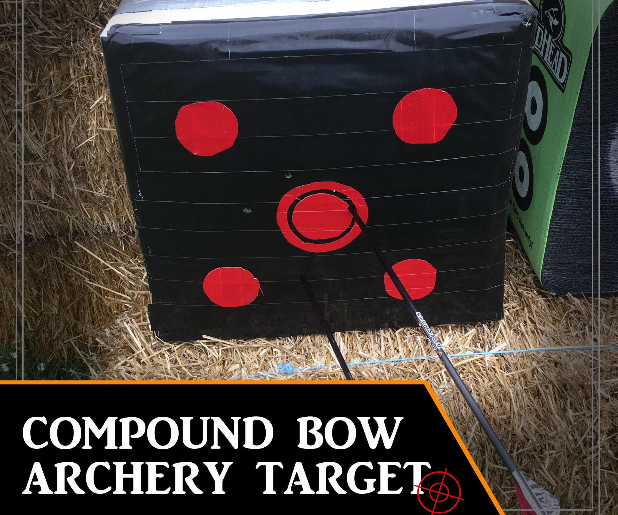 Archery Target Duct Tape & Reused Materials 5 Steps (with Pictures