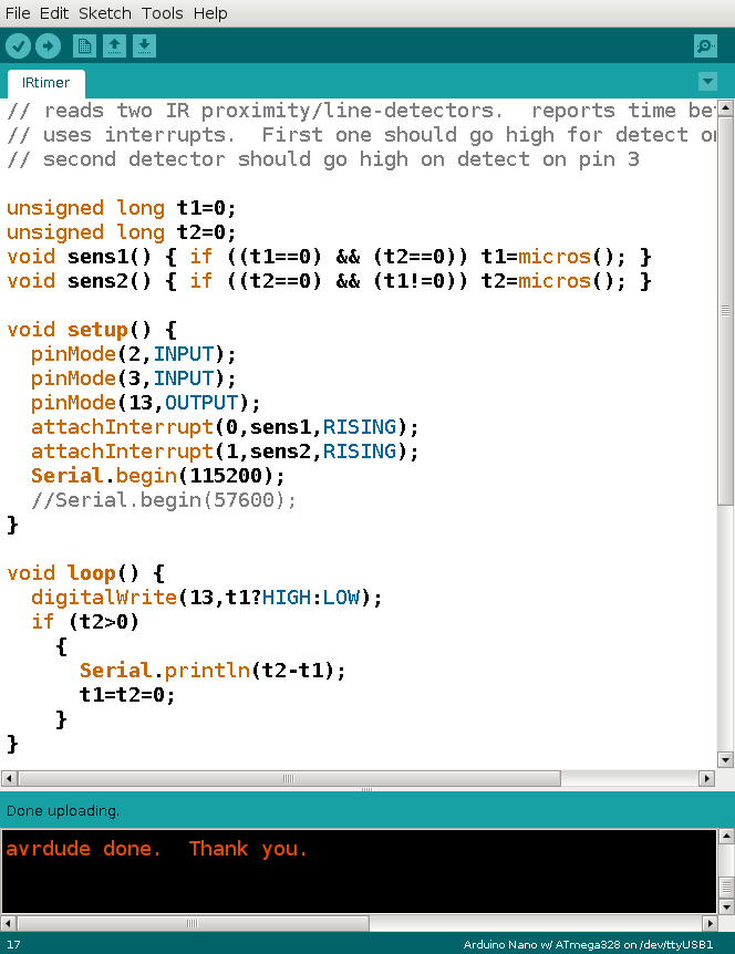 Arduino IR Sensor Timer | Trybotics
