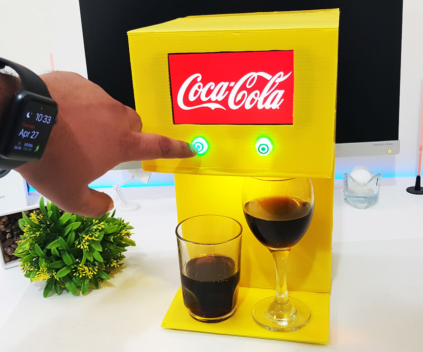Make Coca Cola Soda Fountain Machine With 2 Drinks 3 Steps (with