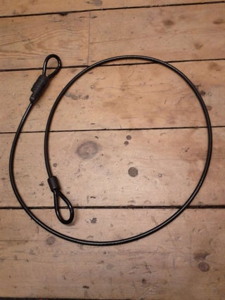 Bike Lock From Laptop Security Cable 4 Steps With Pictures Instructables