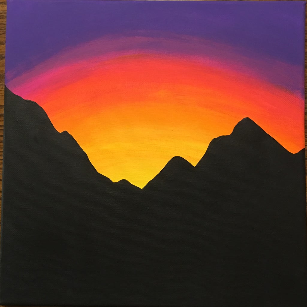 Paint A Mountain Sunset For Beginners 10 Steps With Pictures Instructables,Beanie Boos Scratch And Sketch Secrets