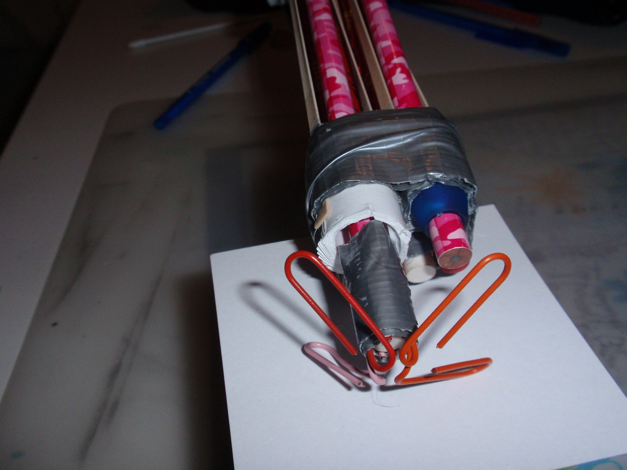 Pencil and Grappling Hook Shooter Instructables