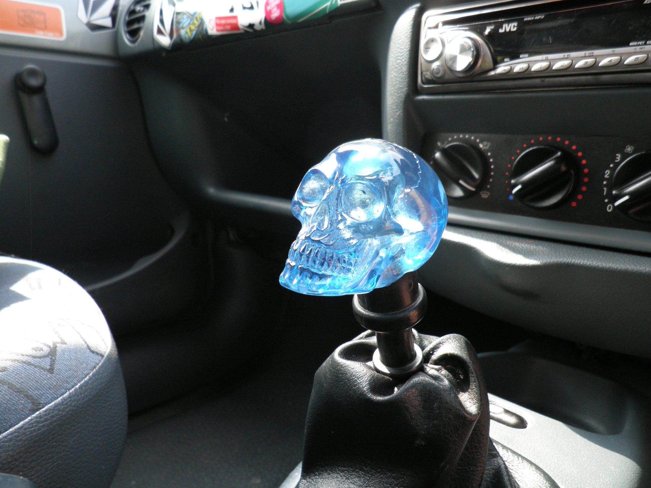 Custom Skull Gear Knob for Lift Up Reverse (Renault) 5 Steps (with