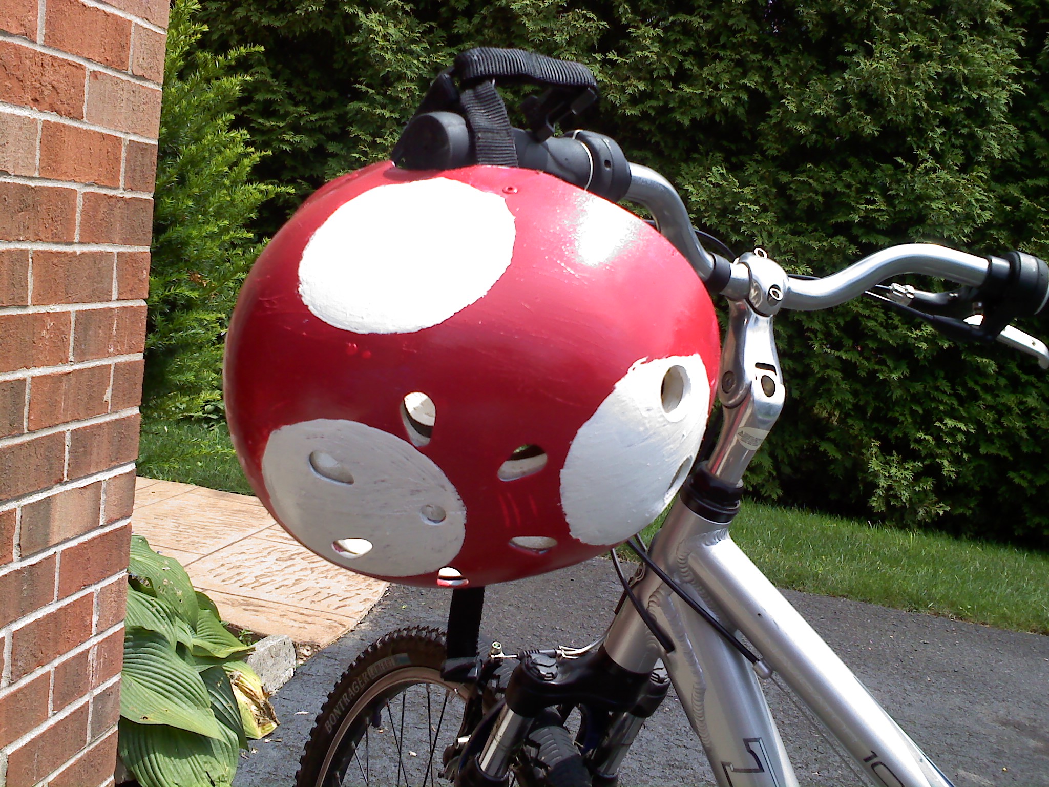 super mario bike helmet