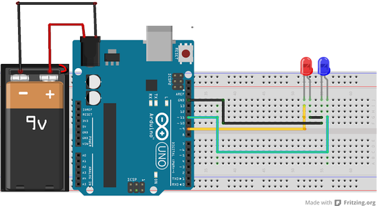 LED COP LIGHTS USING ARDUINO! : 4 Steps - Instructables