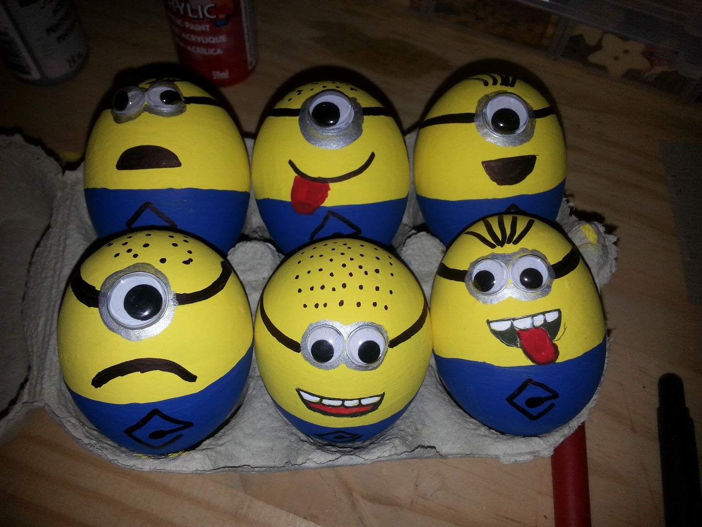 Minions Eggs: 3 Steps
