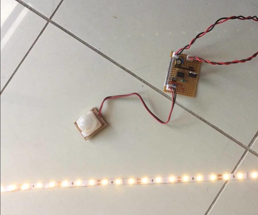 Motion Sensor Activated LED Strip With Timer 6 Steps (with Pictures