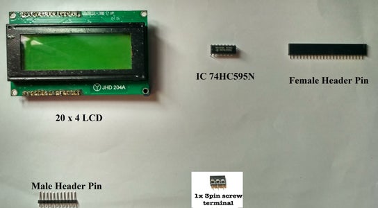 Interfacing 20x4 LCD to Arduino Using Only 3 Pins : 9 Steps (with ...