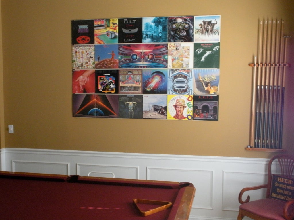 Hang Up Your Old Vinyl Records 3 Steps Instructables
