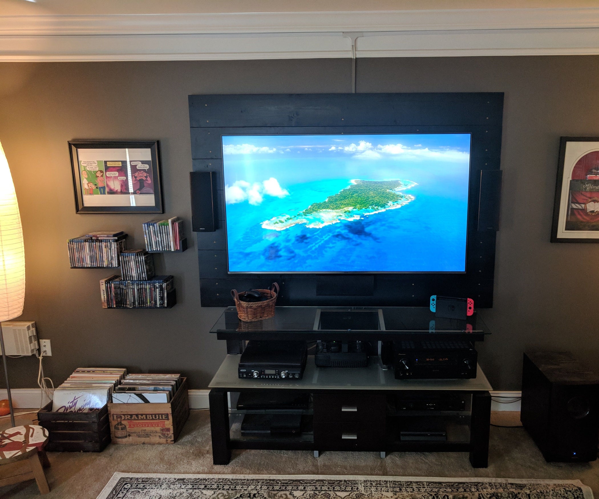 Easy Floating TV Wall Mount 4 Steps Instructables