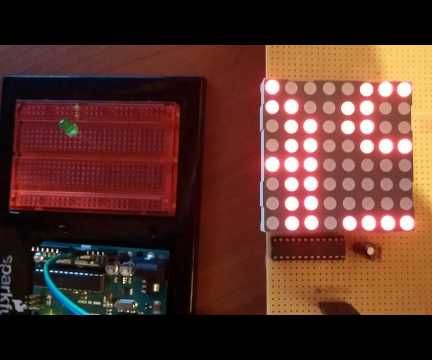 Arduino 8x8 Dot Led Matrix Scrolling Text Calculator - Instructables