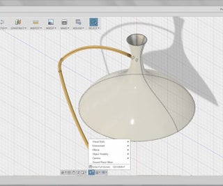 Model the Lamp Arm
