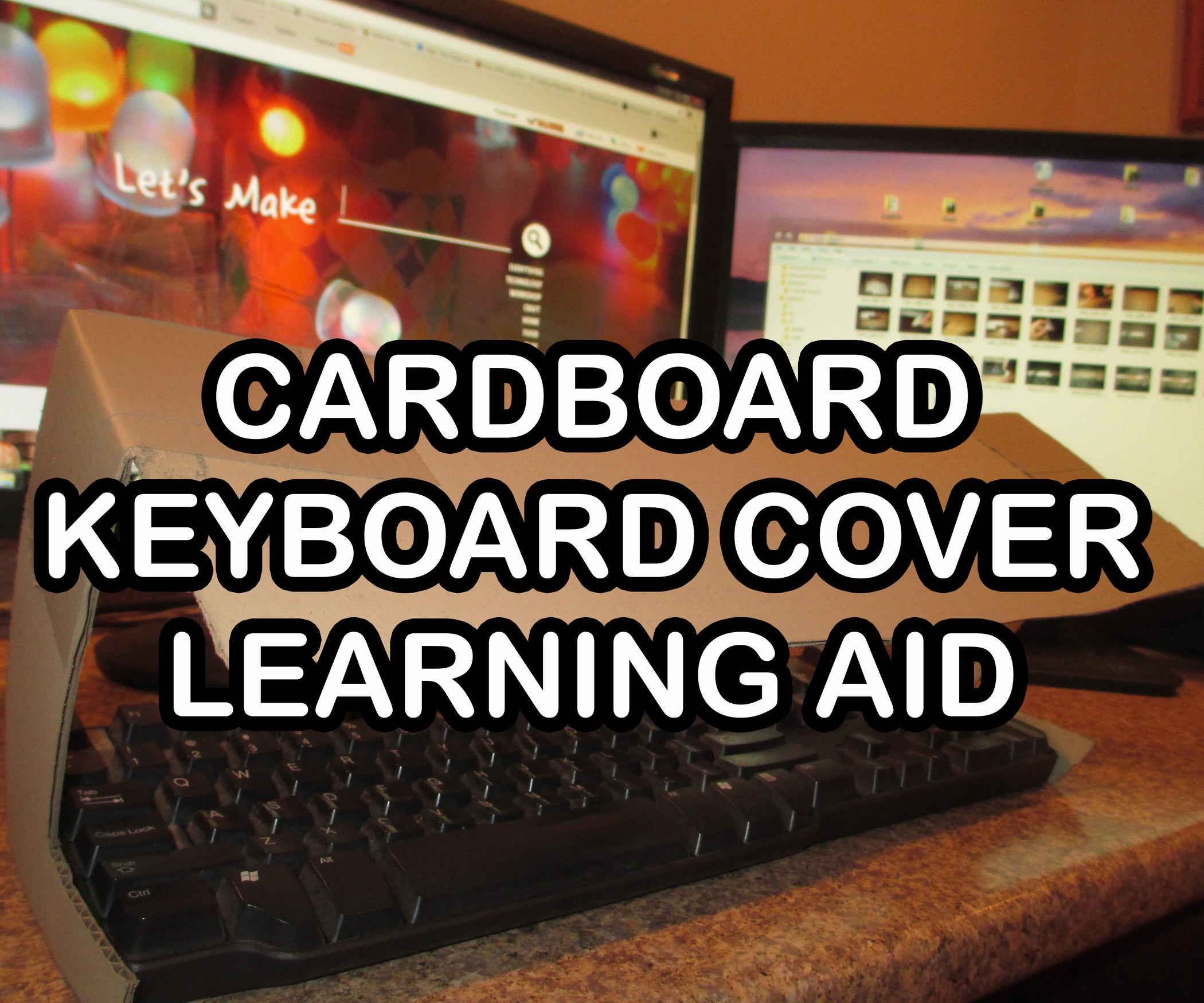 Cardboard Keyboard Cover 9 Steps (with Pictures) Instructables