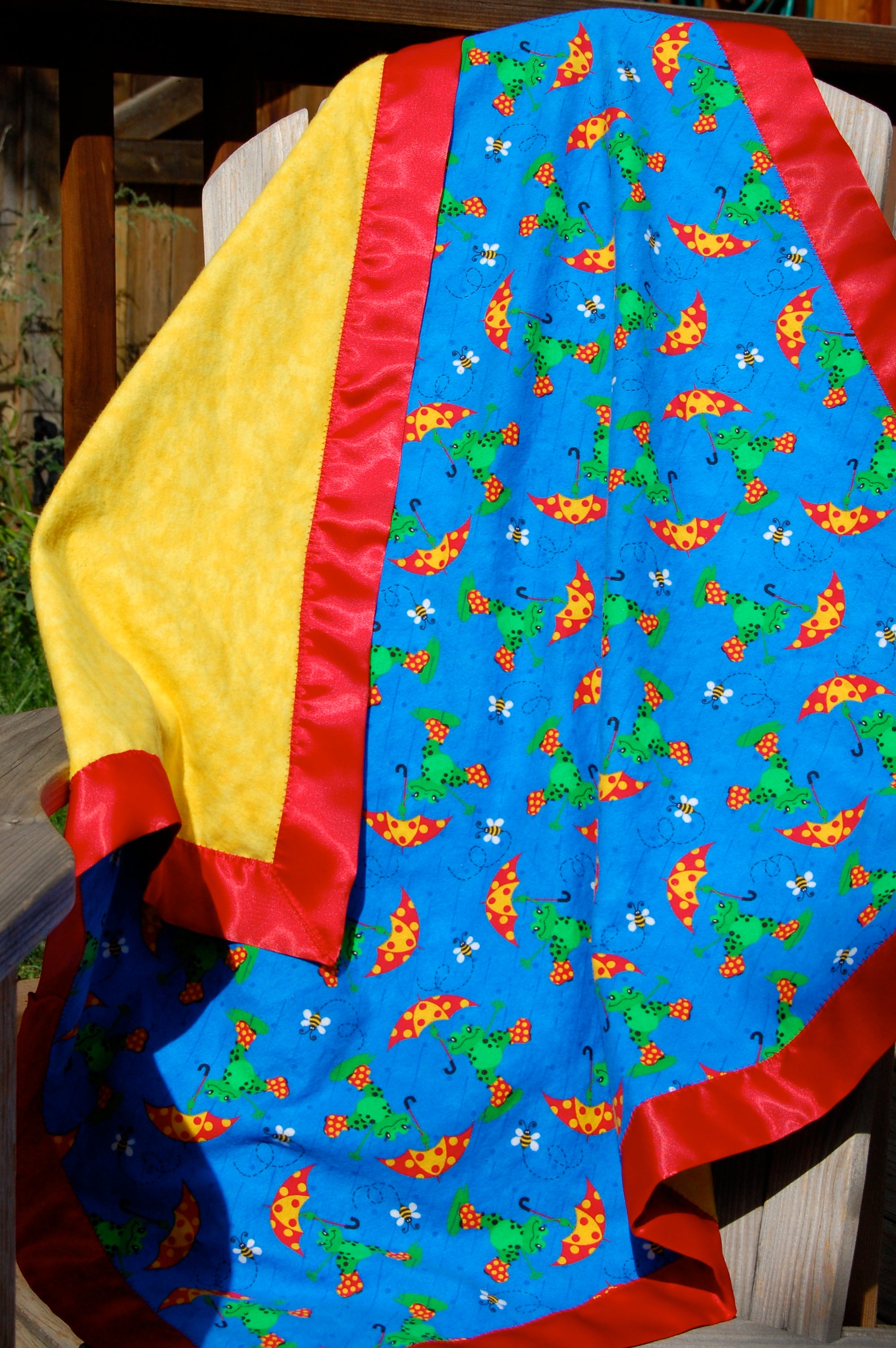 Flannel Baby Blanket With Satin Binding 9 Steps