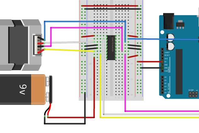 Controlling A Stepper Motor With An Arduino 8 Steps With Pictures Instructables