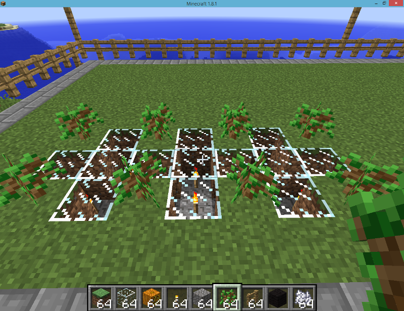 Tree Farm Layout Minecraft at Nancy Grondin blog