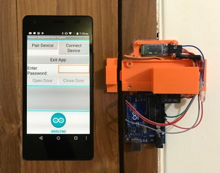 Arduino Android Based Bluetooth Control Password Protected Door Lock Version 2 8 Steps With Pictures Instructables