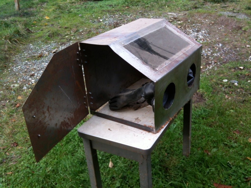Diy Sandblast Cabintet 6 Steps With Pictures Instructables