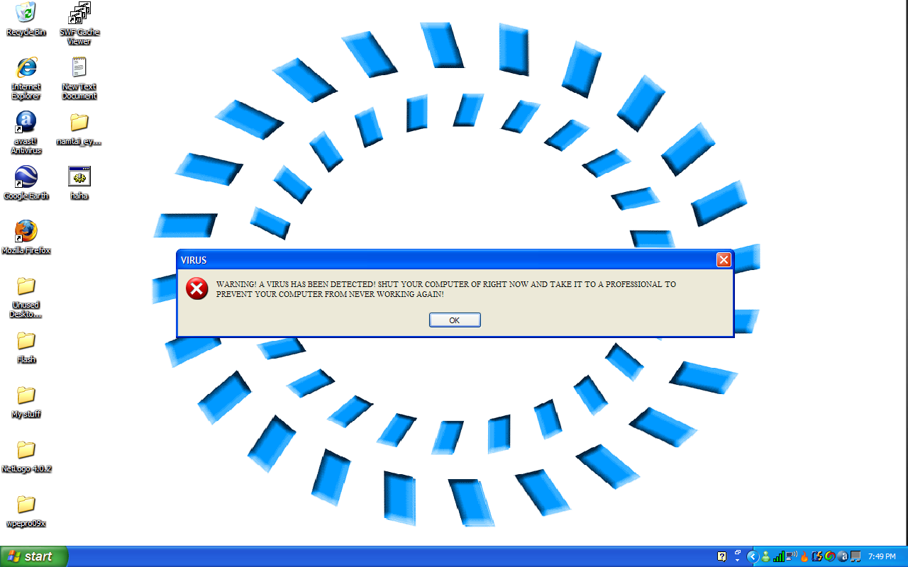 Virus Prank 4 Steps Instructables