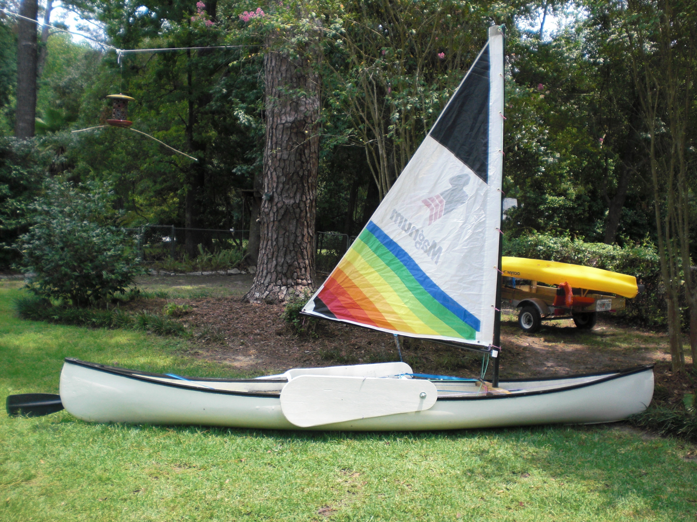 Sailing Rig For A Fiberglass Canoe 4 Steps With Pictures