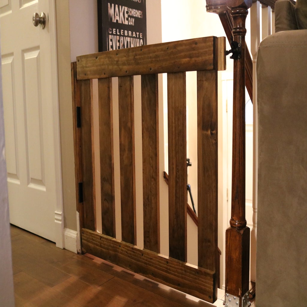 Diy Baby Gate With Door Diy Baby Gate With Door