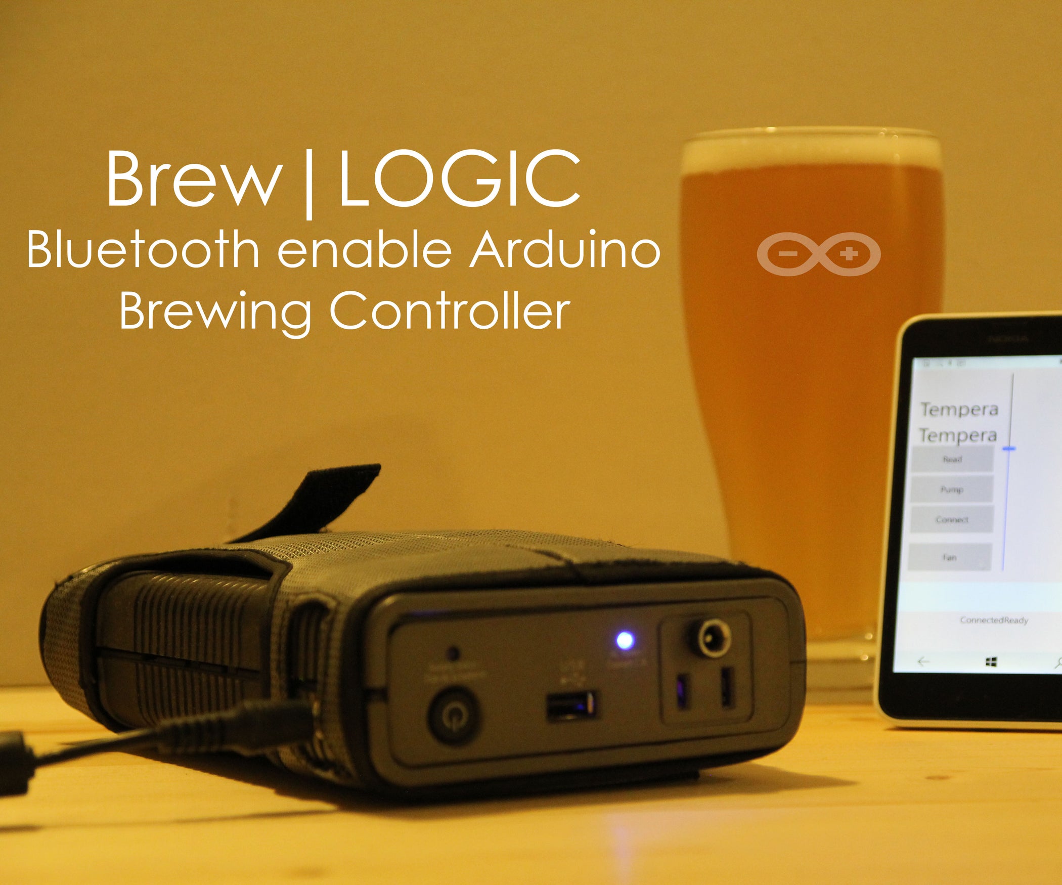 QnA VBage Brew|LOGIC - Bluetooth Enabled Arduino Brewing Controller