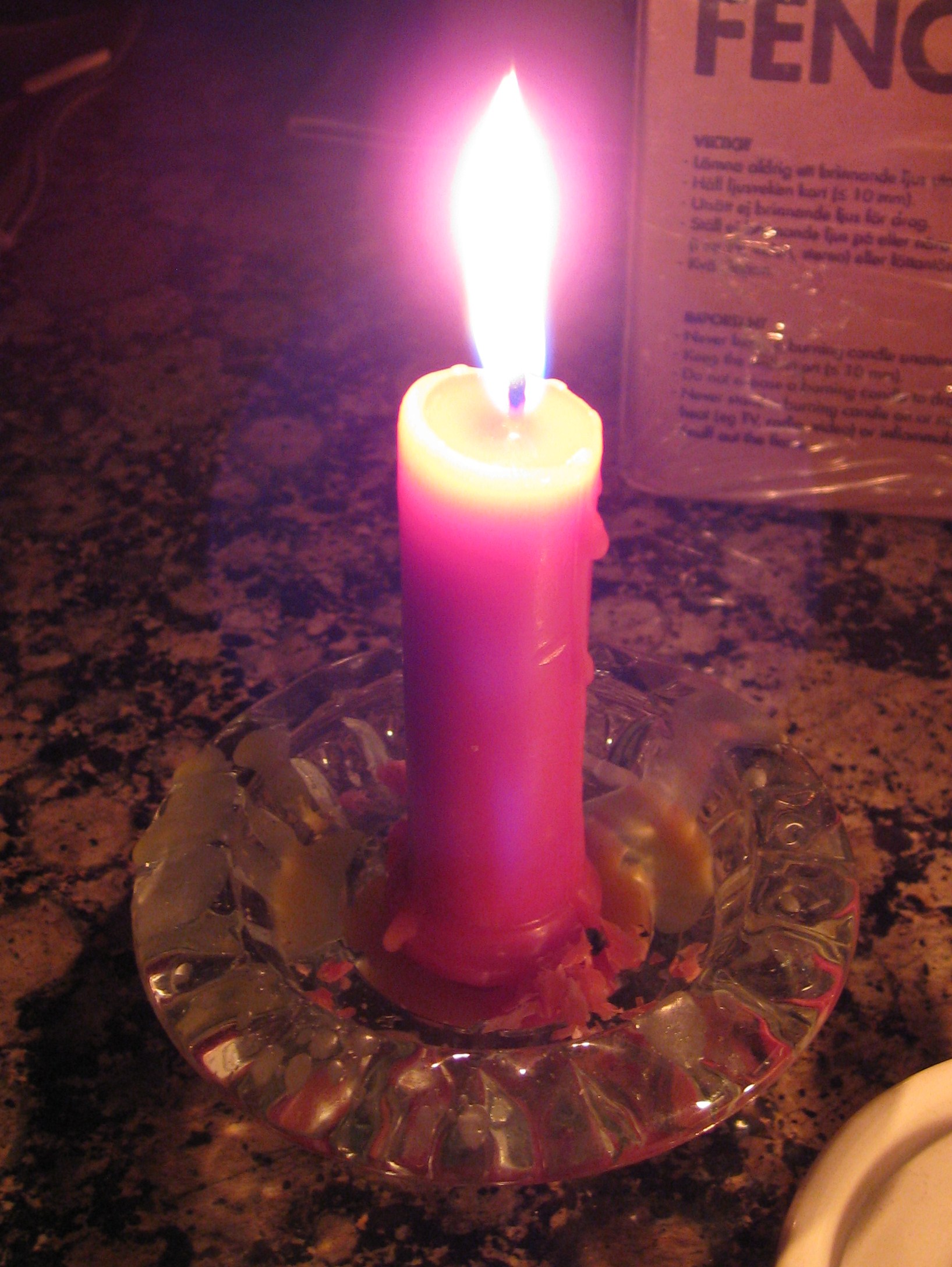 Portable Power Outage Candle