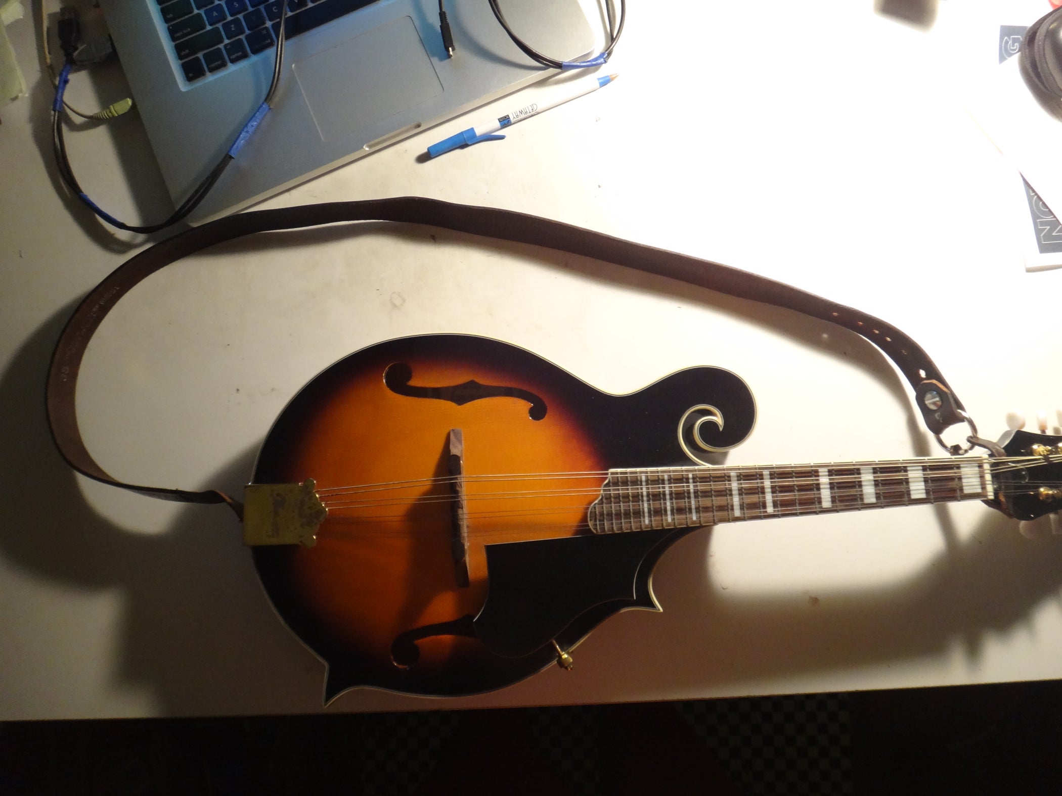 Mandolin/Guitar Strap From a Used Belt 3 Steps Instructables