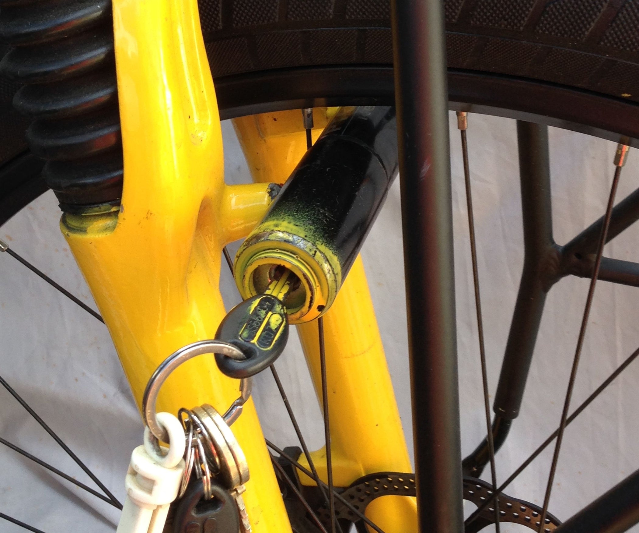 Front Wheel Kryptonite Bike Lock Hack 3 Steps (with Pictures) Instructables