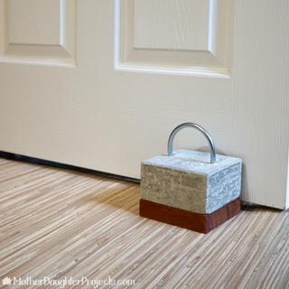 Concrete And Wood Door Stop 8 Steps With Pictures Instructables