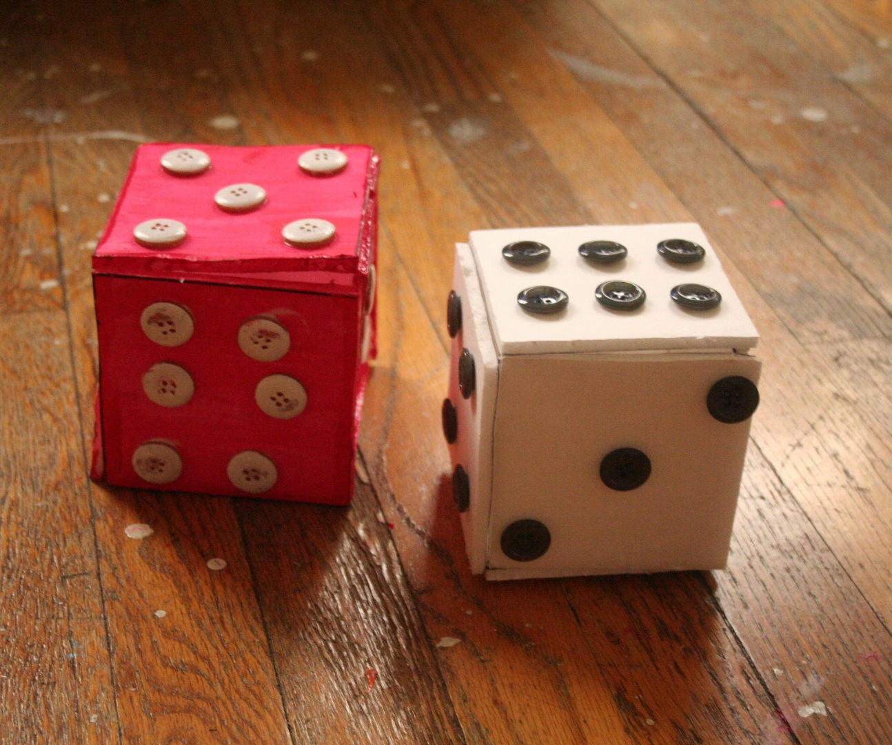 Foam Board Dice 6 Steps