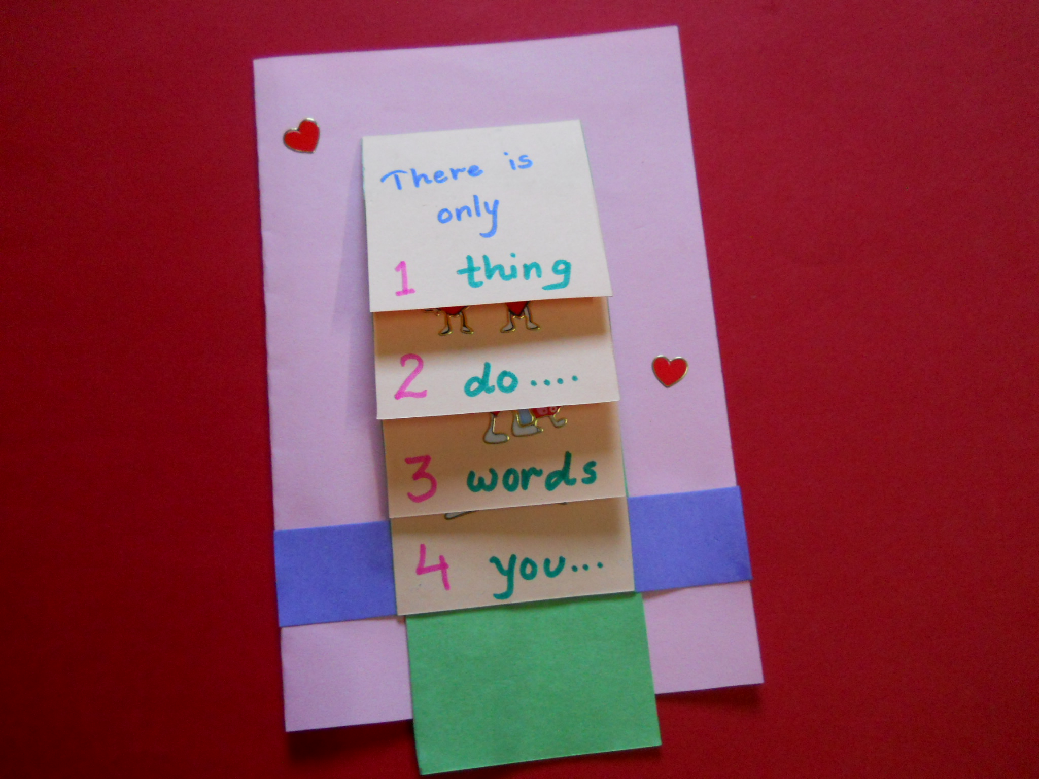 Valentines Waterfall Card 7 Steps Instructables