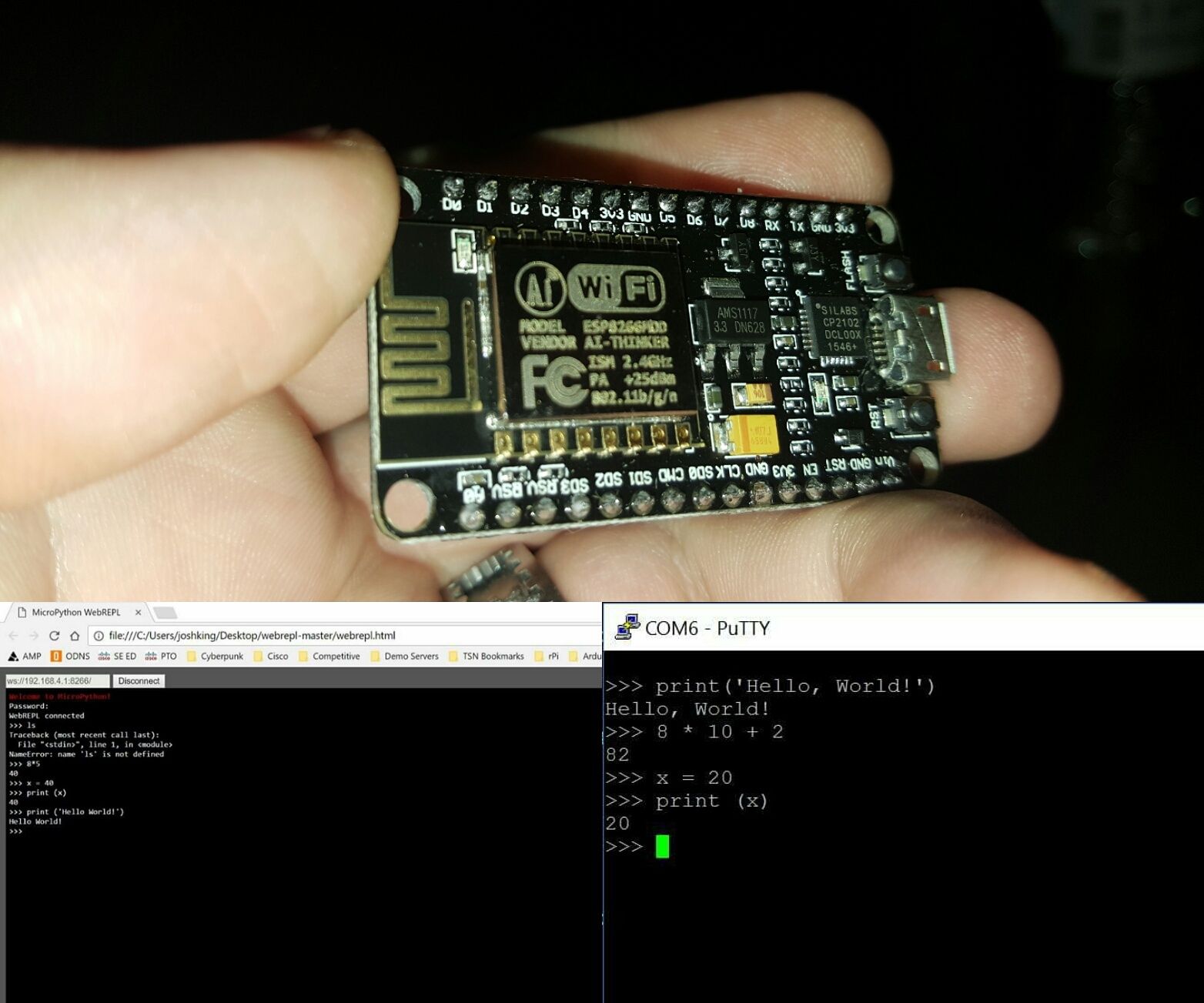 Проекты esp8266 на micropython