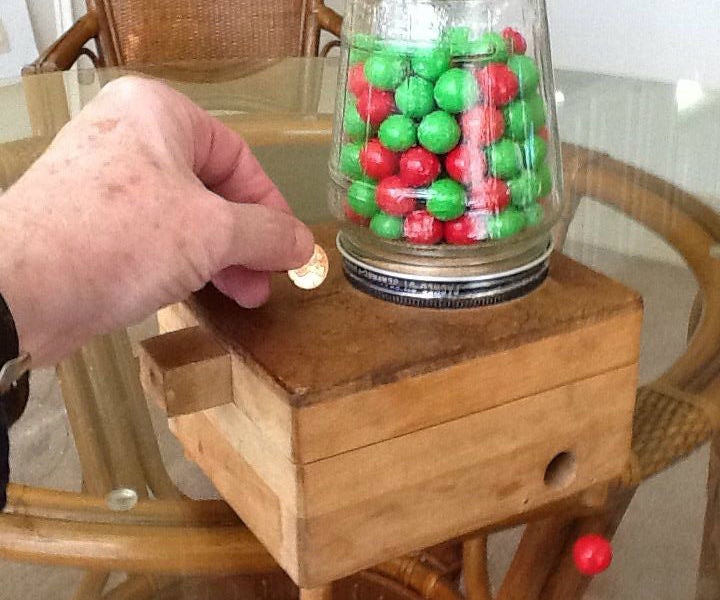 Child's Wooden CoinOperated Gumball Machine 11 Steps (with Pictures