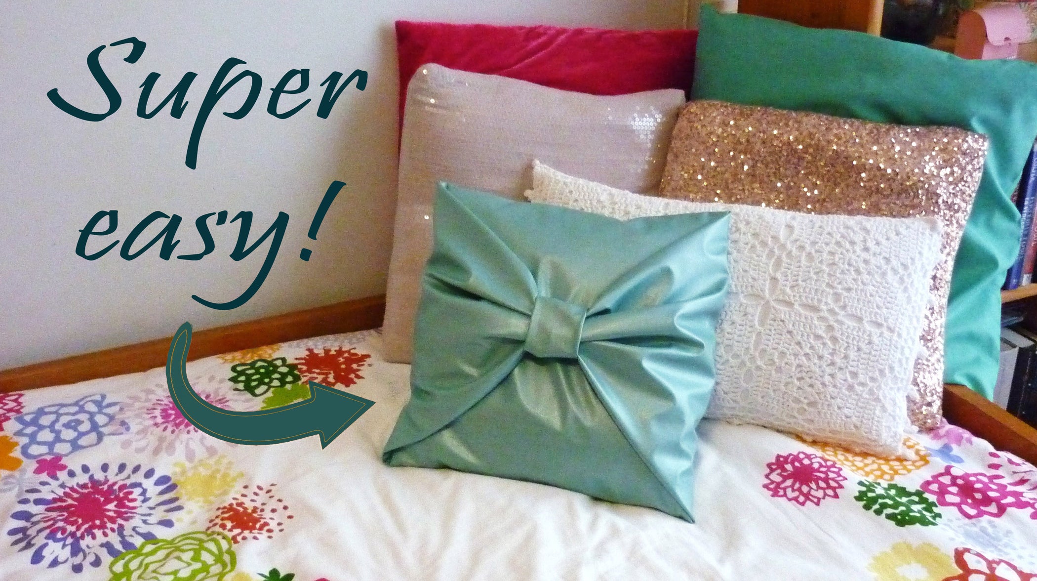 DIY No Sew Bow Pillow Cover! (with Pictures) Instructables